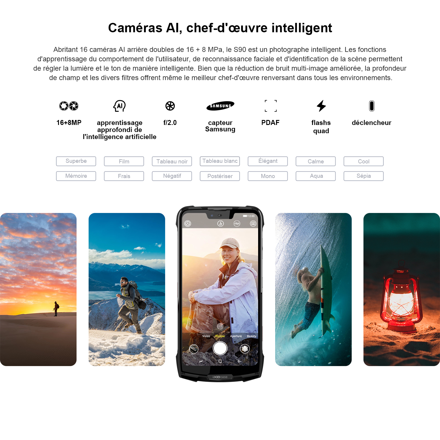 DOOGEE S90 modulaire Robuste Smartphone 6.18